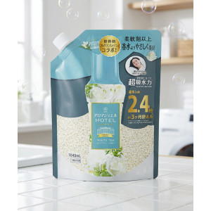 레노아 해피니스 아로마쥬얼 화이트티 비즈 일본 섬유유연제 화이트티 리필, 1040ml, 1개