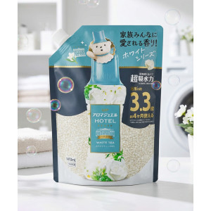 레노아 해피니스 아로마쥬얼 화이트티 비즈 일본 섬유유연제 화이트티 리필 대용량, 1410ml, 1개