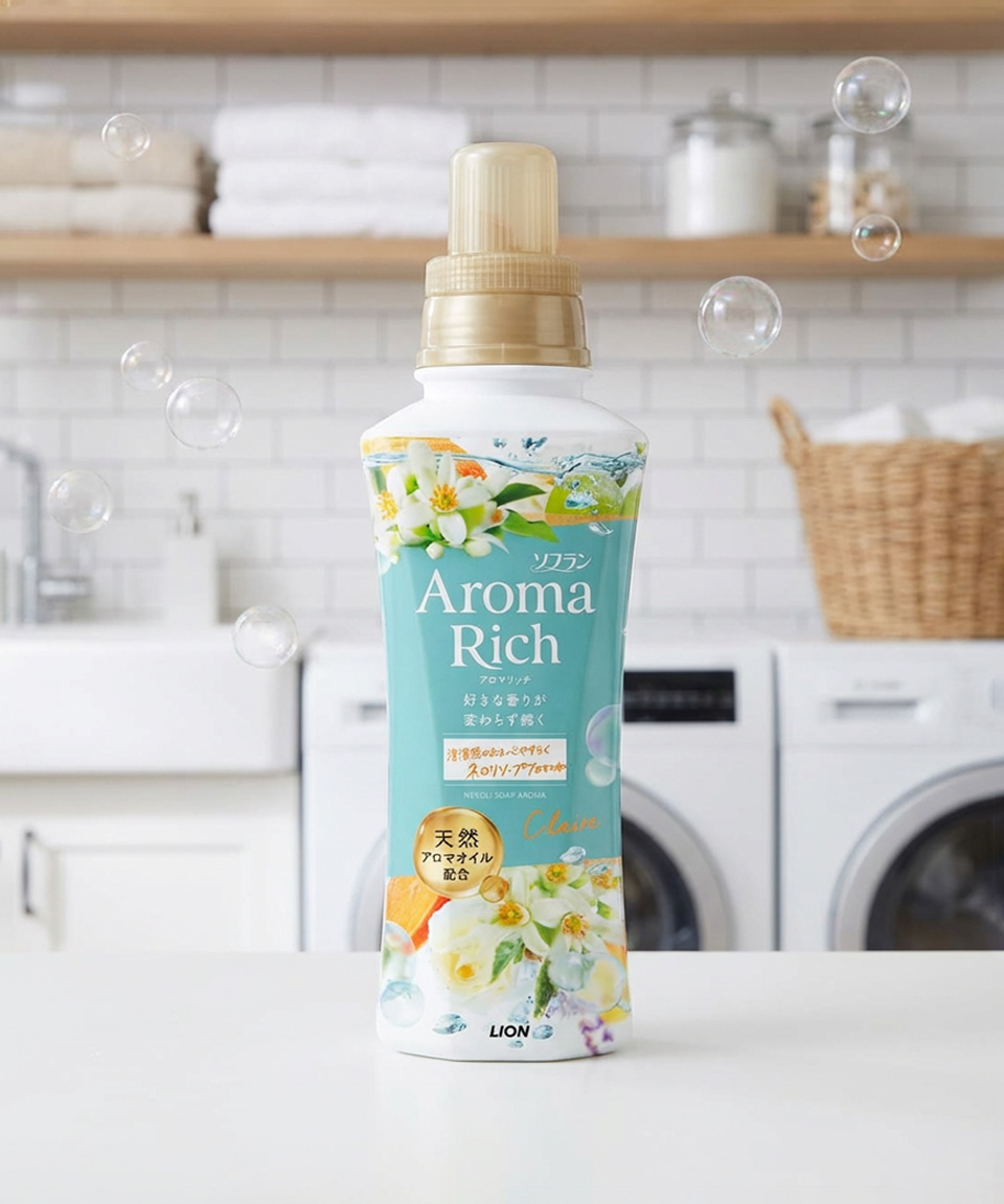 소프란 아로마리치 일본 섬유유연제 클레어 본품, 480ml, 1개