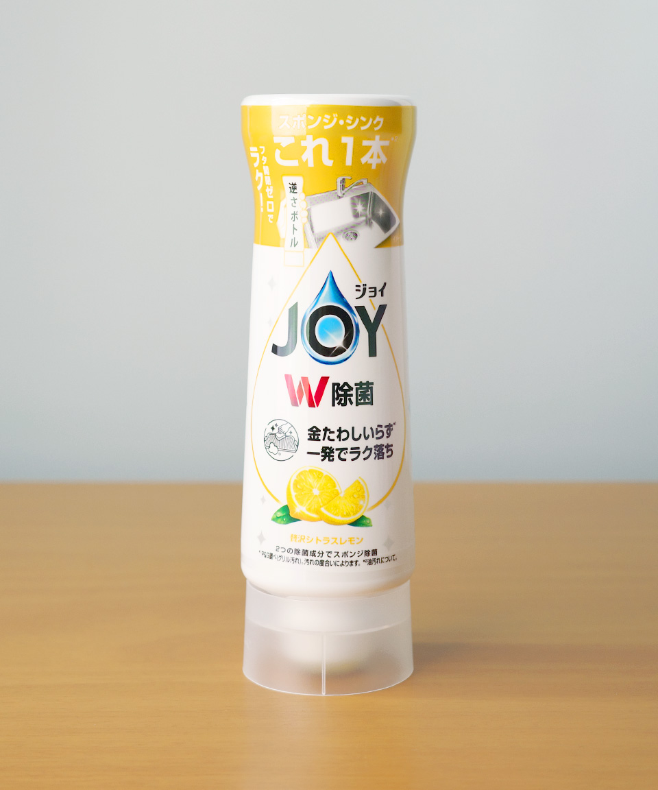 일본 조이 JOY 주방세제 컴팩트 W 거꾸로 보틀 시트러스 레몬 본품, 290ml, 1개