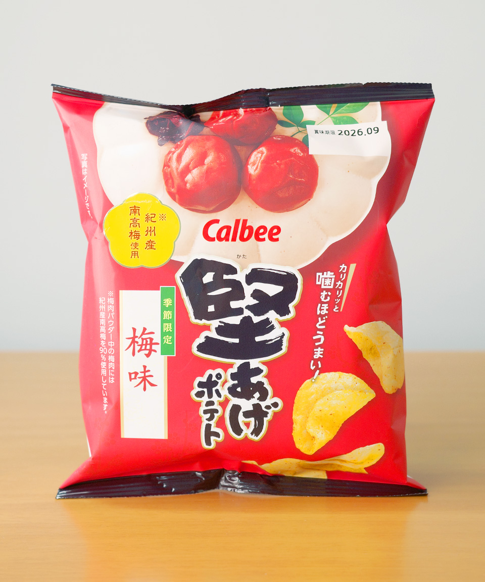가루비 카타아게 포테이토 우메맛 60g 일본 간식 감자칩
