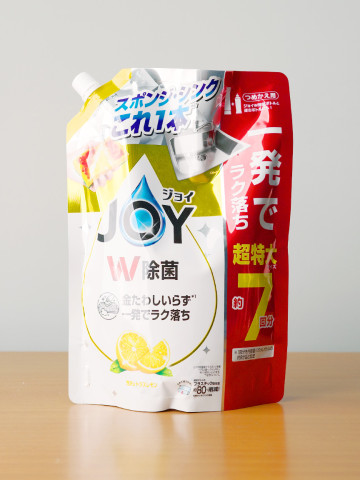 일본 조이 JOY 주방세제 컴팩트 W 거꾸로 보틀 시트러스 레몬 리필, 930ml, 1개