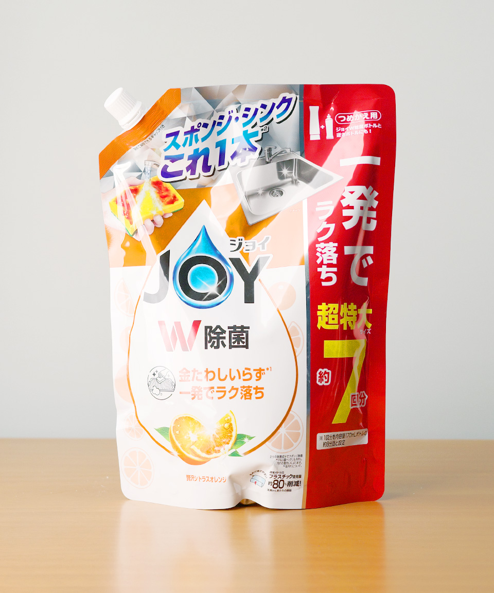 일본 조이 JOY 주방세제 컴팩트 W 거꾸로 보틀 시트러스 오렌지 리필, 930ml, 1개