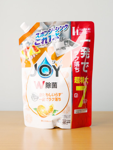 일본 조이 JOY 주방세제 컴팩트 W 거꾸로 보틀 시트러스 오렌지 리필, 930ml, 1개