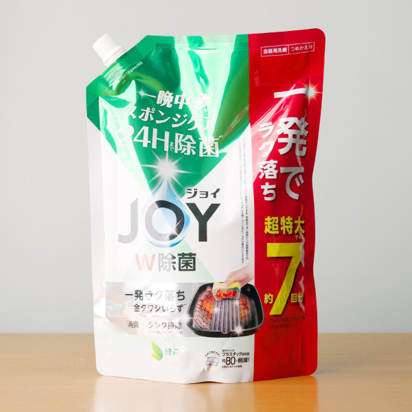 일본 조이 JOY 주방세제 컴팩트 W 거꾸로 보틀 녹차 리필, 930ml, 1개