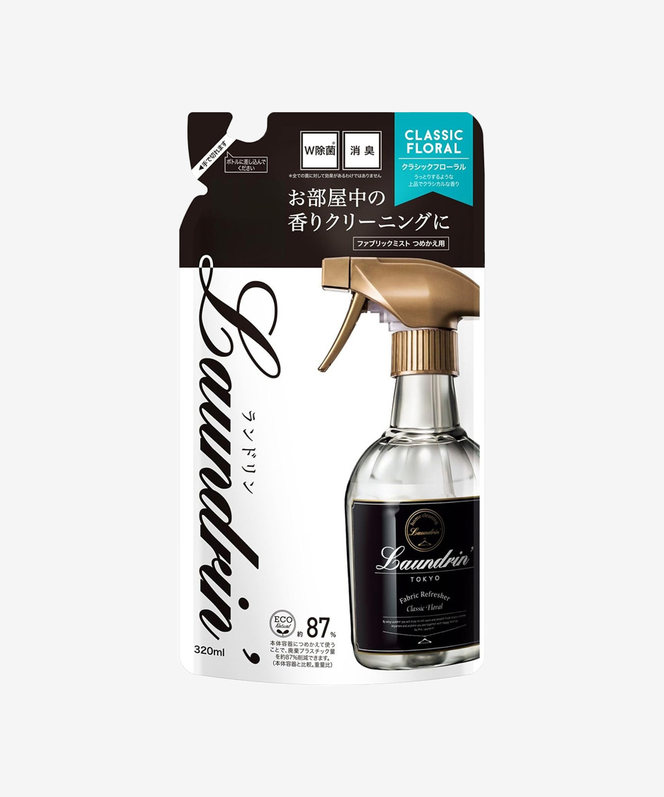 란도린 패브릭 미스트 일본 섬유탈취제 클래식 플로럴 리필, 320ml, 1개