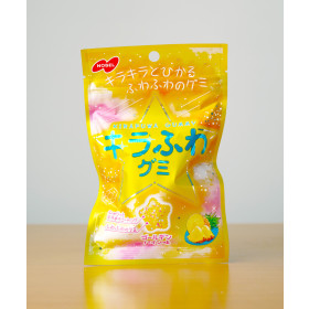 일본 젤리 노벨 키라후와 별모양 구미 골든 파인, 50g, 1개