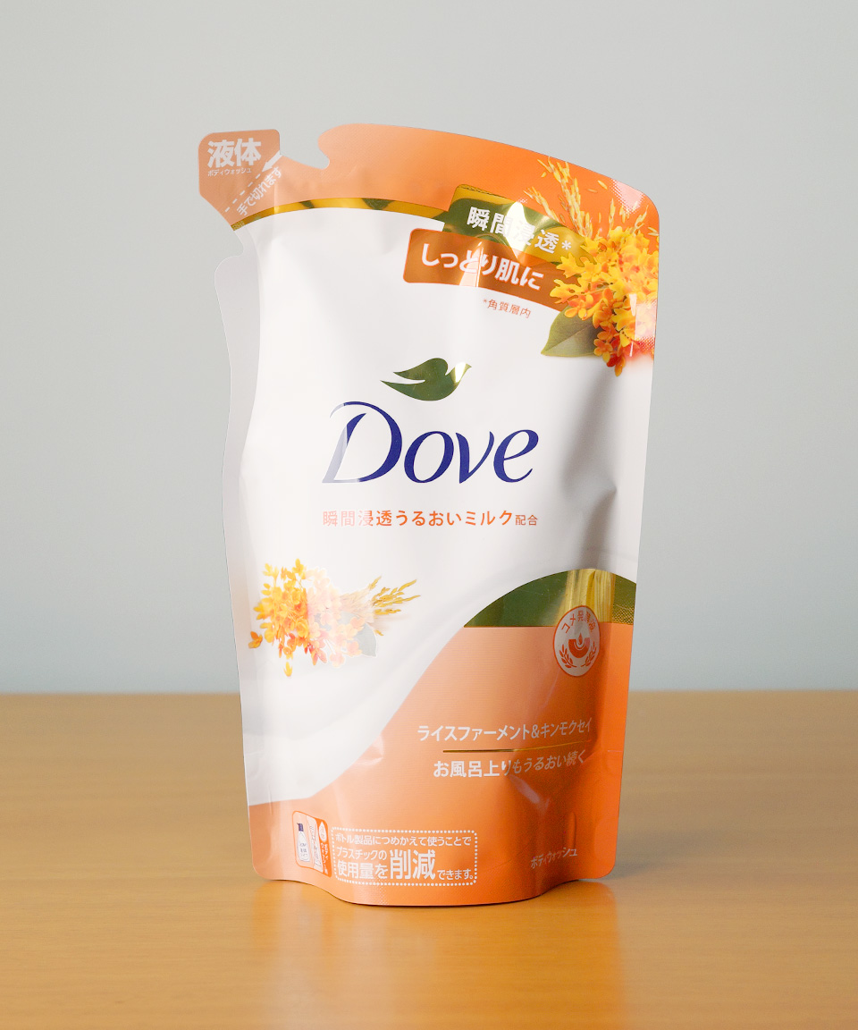 도브 바디워시 라이스퍼먼트 금목서 리필, 330g, 1개