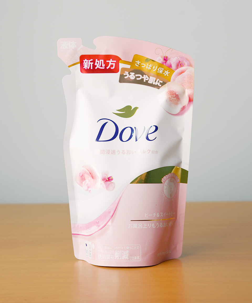 도브 바디워시 피치 스위트피 리필, 330g, 1개