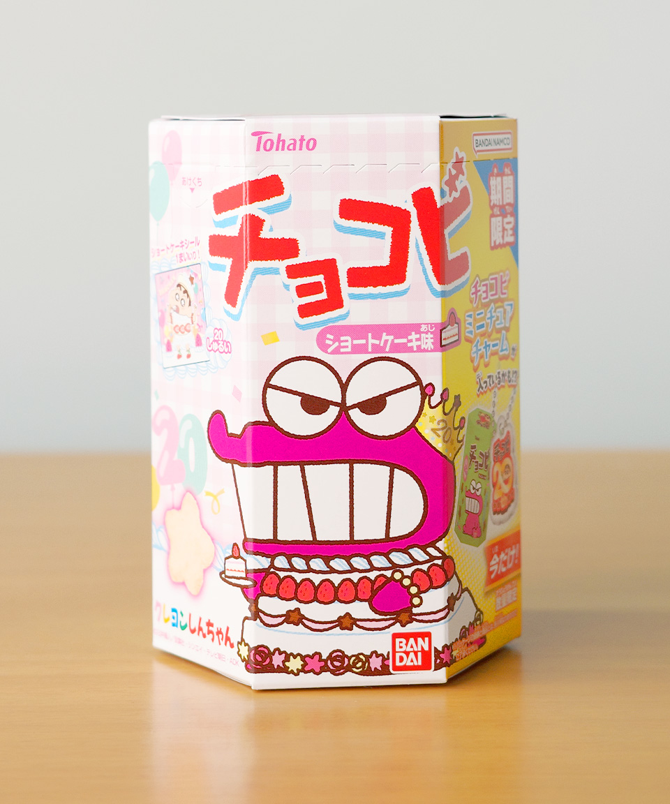 일본 간식 토하토 짱구 초코비 딸기 쇼트케이크, 18g, 1개