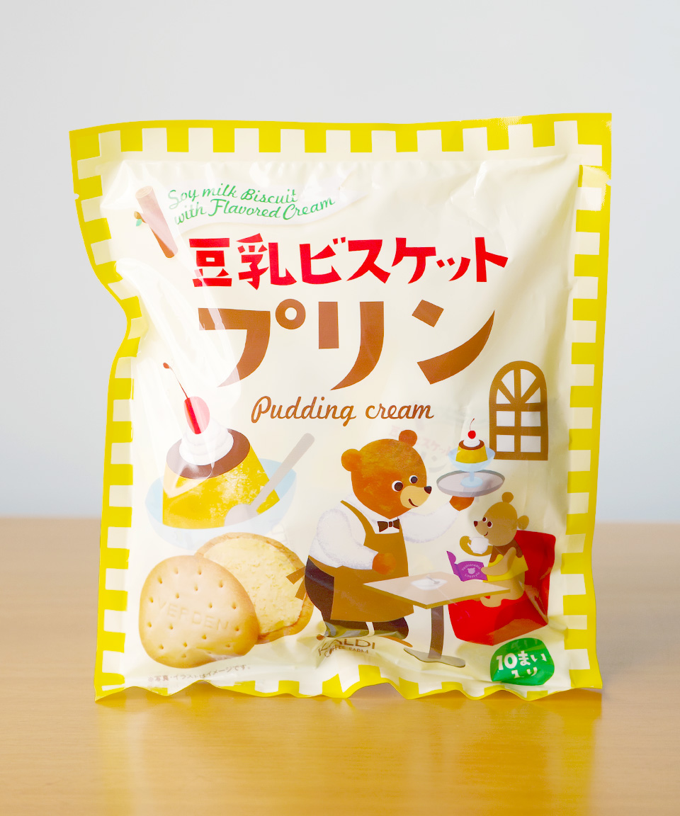 칼디 두유 비스킷 푸딩, 140g, 1개