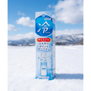카오 메구리즘 쿨링 힌야리 포인트 로션 100ml 일본 화장품