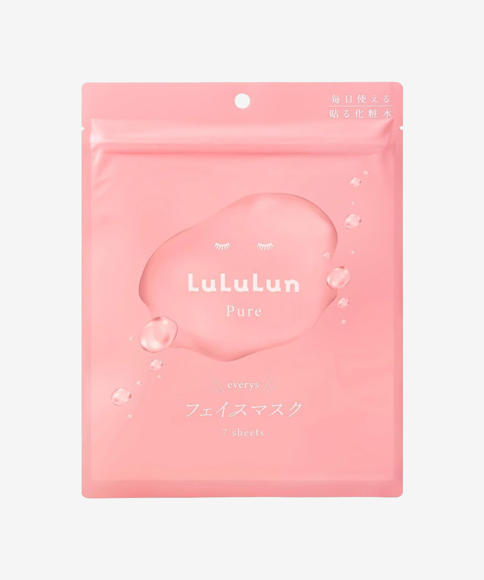 루루룬 퓨어 에브리즈 페이스팩 7매입 lululun 일본 마스크팩