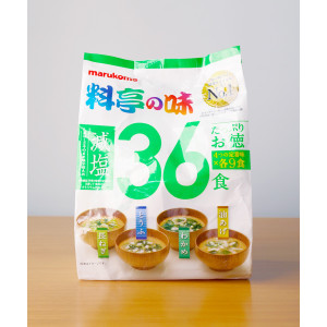 마루코메 미소시루 저염 대용량 36식, 549g, 1개