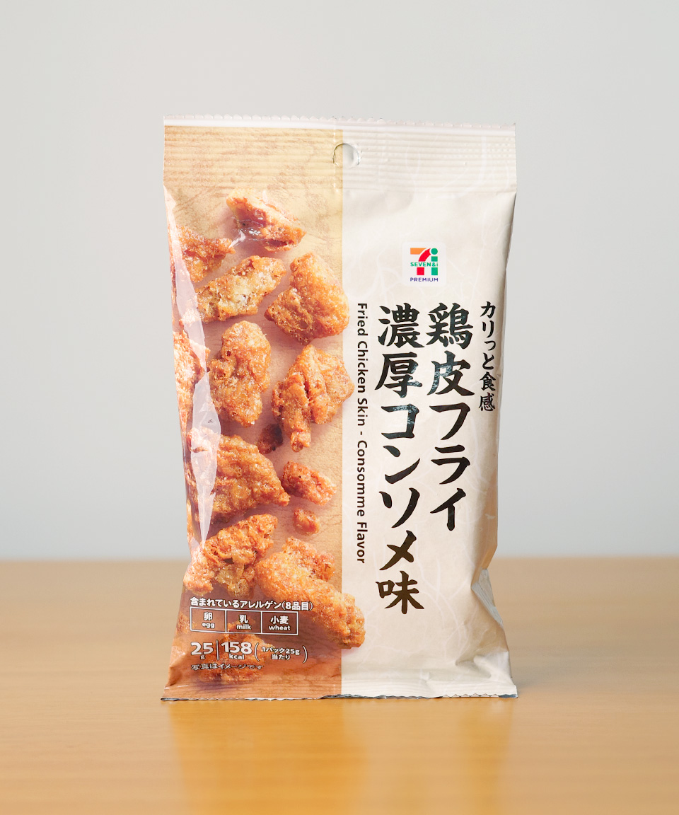 세븐일레븐 닭껍질 후라이 진한 콘소메맛 25g 일본 편의점 간식