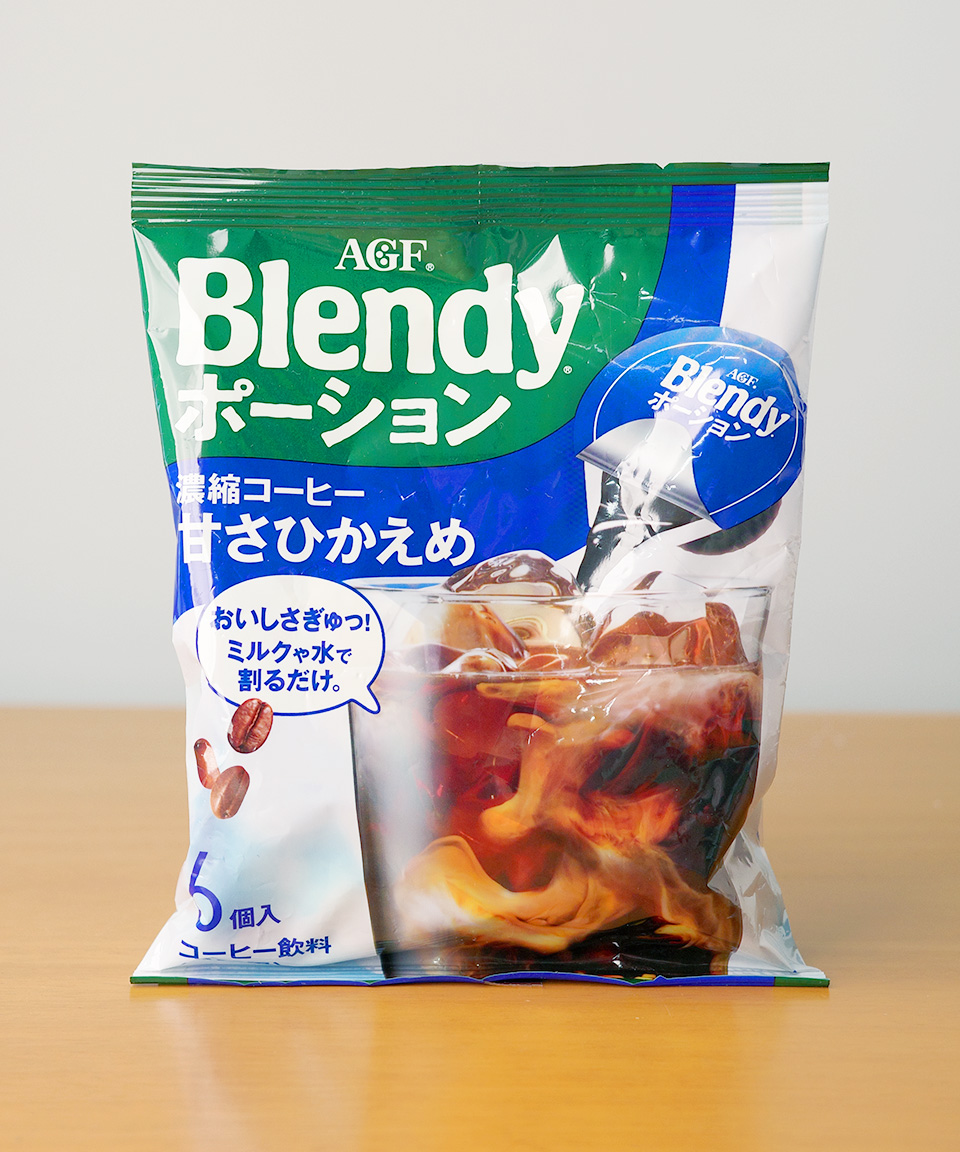 AGF 블렌디 포션 커피 액상 블랜디 저당, 108ml, 1개