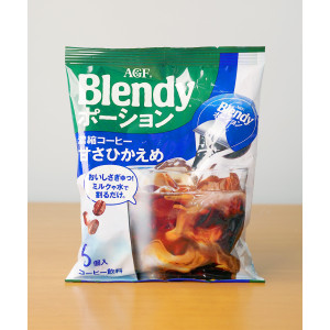 AGF 블렌디 포션 커피 액상 블랜디 저당, 108ml, 1개