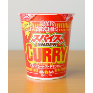닛신 컵누들 일본 컵라면 토마토 치킨카레, 82g, 1개