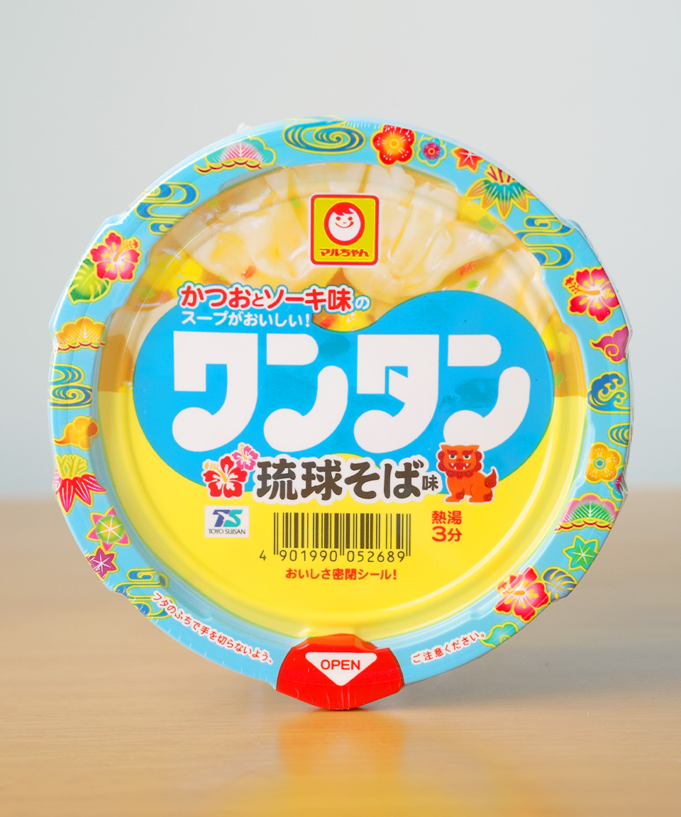 일본 스프 마루짱 완탕 류큐 소바, 30g, 1개