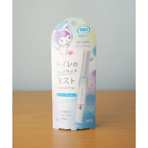 에스테 쇼슈리키 쇼슈겐 산리오 일본 변기향수 탈취제 쿠로미 에어리 사봉향, 9ml, 1개