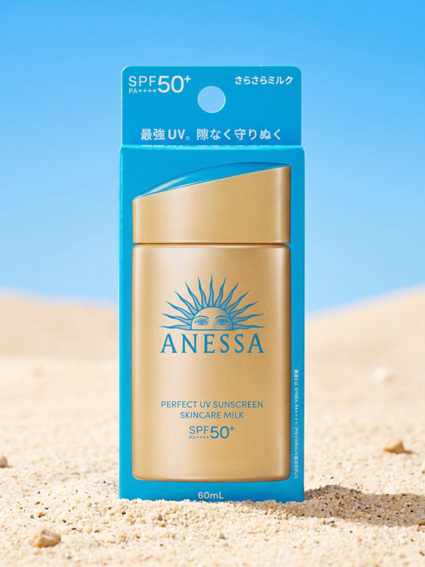아넷사 퍼펙트 UV 밀크 아네사 일본 선크림 스킨케어 60ml, 1개