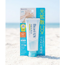 비오레 UV 아쿠아리치 라이트업 에센스 70g 일본 톤업 선크림