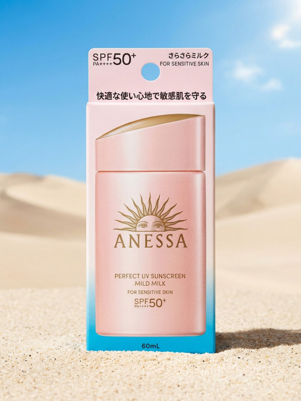 아넷사 퍼펙트 UV 밀크 아네사 일본 선크림 마일드 60ml, 1개