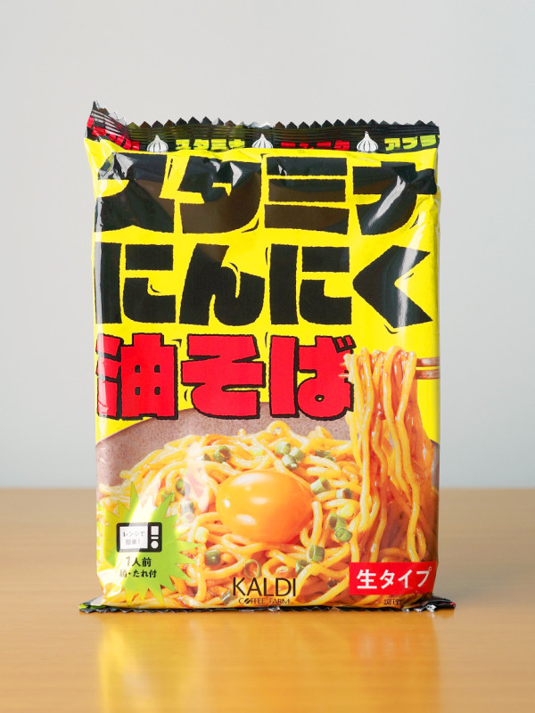 칼디 스테미너 마늘 아부라소바 190g 일본 봉지라면
