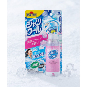 고바야시 열중대책 셔츠쿨 냉감 쿨링 스프레이 플로럴 소프, 100ml, 1개