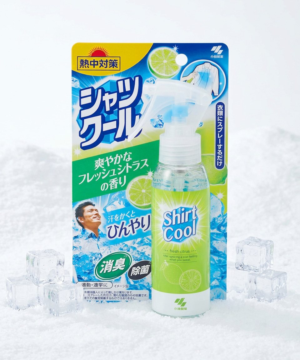 고바야시 열중대책 셔츠쿨 냉감 쿨링 스프레이 시트러스, 100ml, 1개