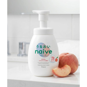 크라시에 나이브 바디워시 복숭아 거품형 600ml 일본 바디클렌저