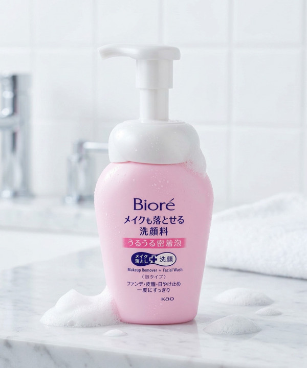 비오레 메이크업도 지울 수 있는 세안제 밀착 거품 클렌징폼 본품, 160ml, 1개
