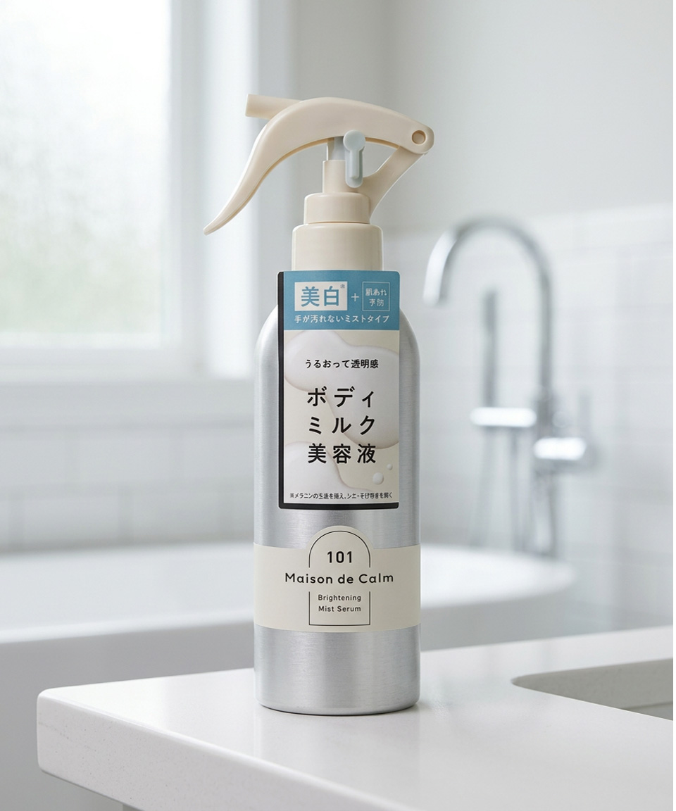 나리스 업 메종 드 캄 브라이트닝 바디 밀크 미스트 세럼 화이트티향 200ml