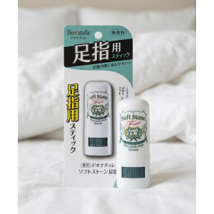 데오나츄레 일본 데오드란트 무향료 소프트 스톤 발가락용 스틱, 7g, 1개
