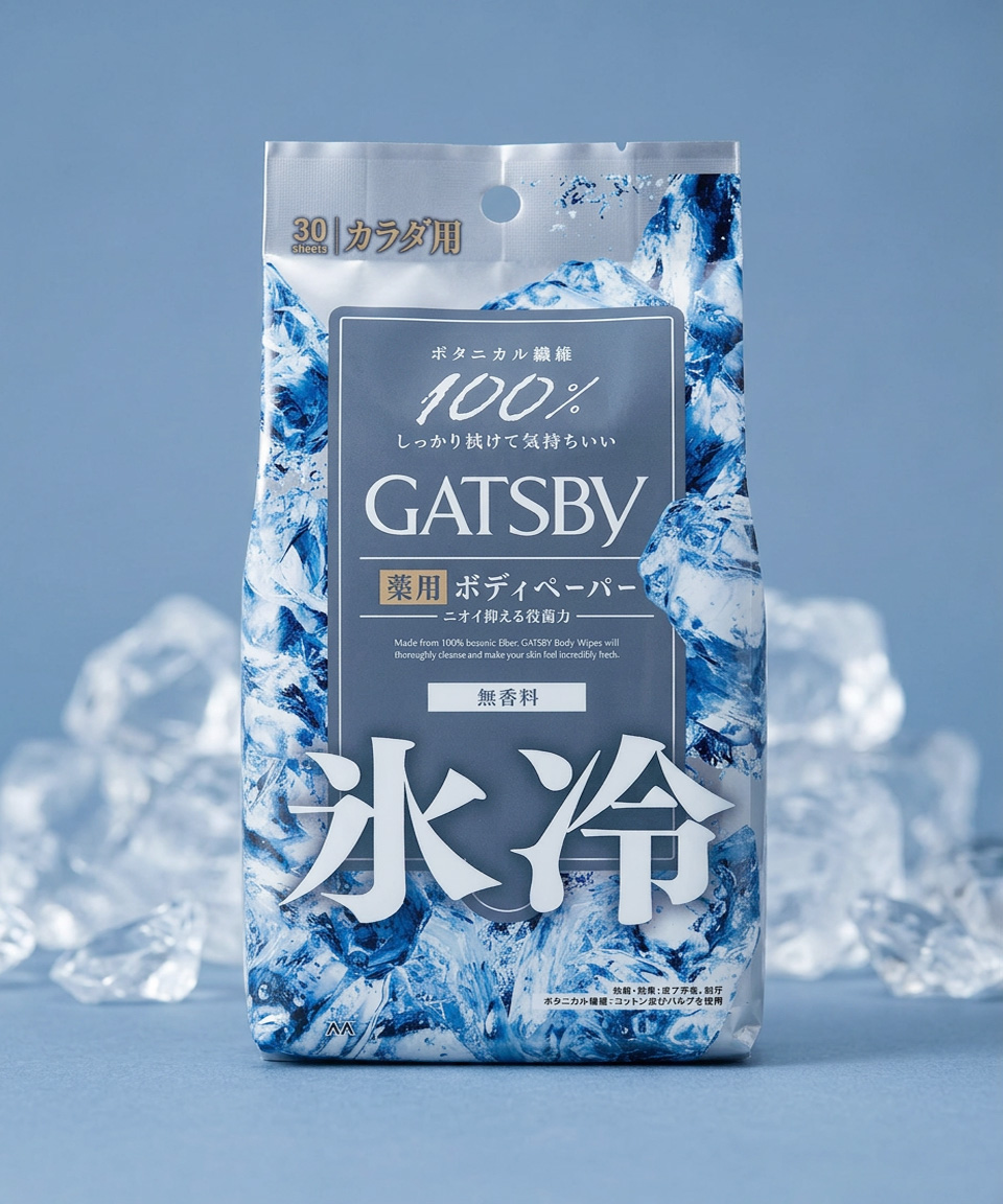 갸스비 바디 페이퍼 데오드란트 쿨 시트 개츠비 무향, 300g, 1개