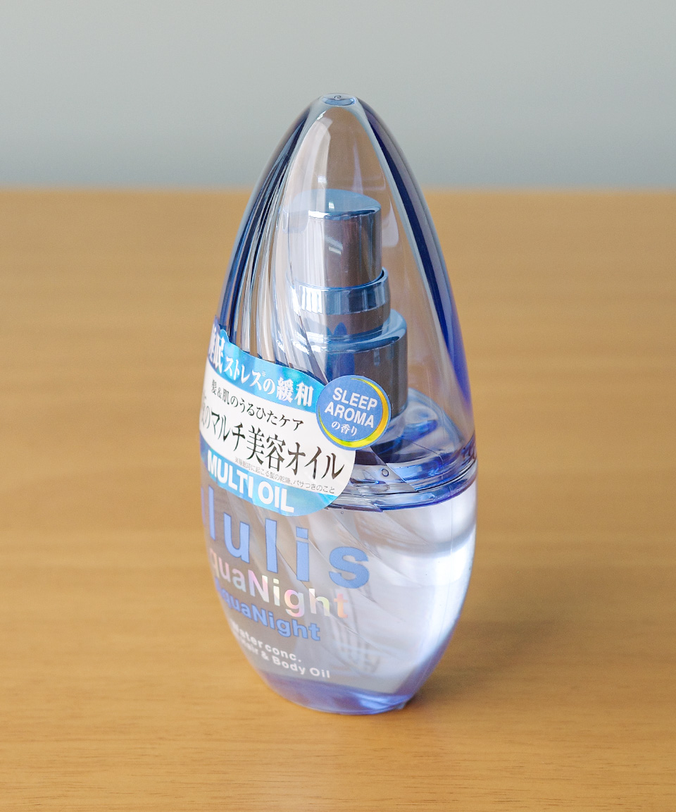 우루리스 헤어 오일 에센스 일본 ululis 아쿠아 나이트 멀티 헤어/바디 오일, 100ml, 1개