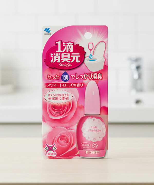 고바야시 쇼슈겐 일본 변기향수 탈취제 스위트 로즈, 20ml, 1개