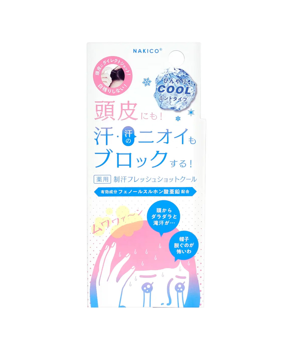 나키코 NAKICO 두피 땀방지 미스트 프레시샷 쿨, 30ml, 1개