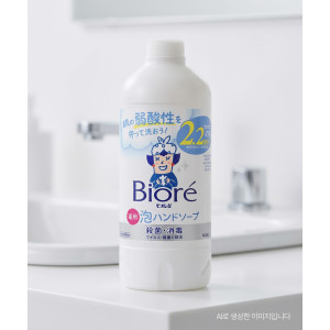 비오레 거품 핸드소프 핸드워시 오리지널 리필, 430ml, 1개