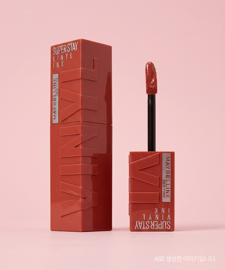 메이블린 뉴욕 슈퍼스테이 바이닐 잉크 립 틴트 61 Risky, 4.2ml