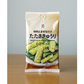 일본 세븐일레븐 타타키큐리 오이 탕탕이 무침 소스 2봉입 10.8g, 1개