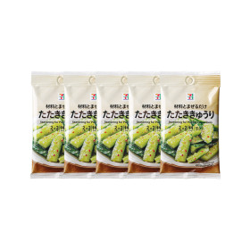 일본 세븐일레븐 타타키큐리 오이 탕탕이 무침 소스 2봉입 10.8g, 5개