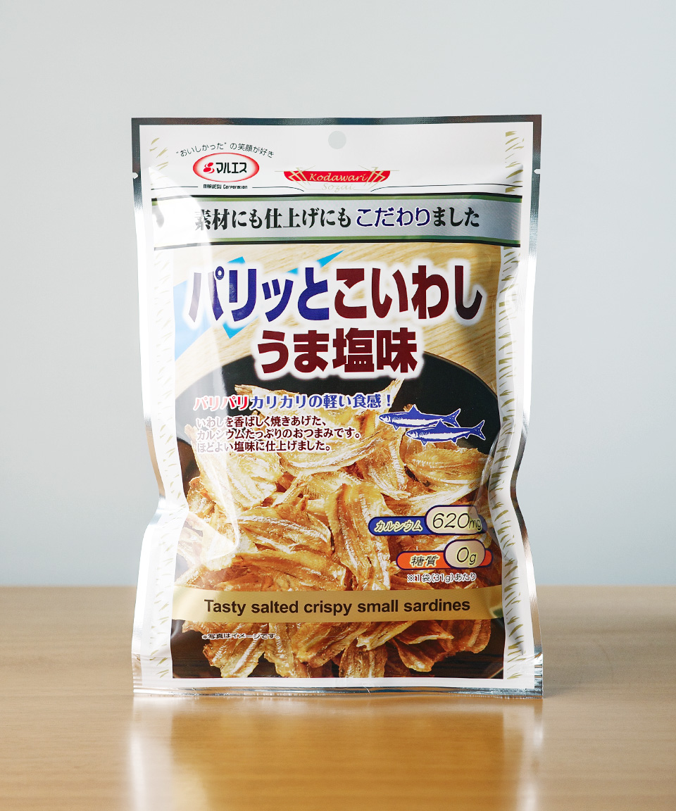 마루에스 바삭한 이와시 소금맛 31g 정어리 일본 안주