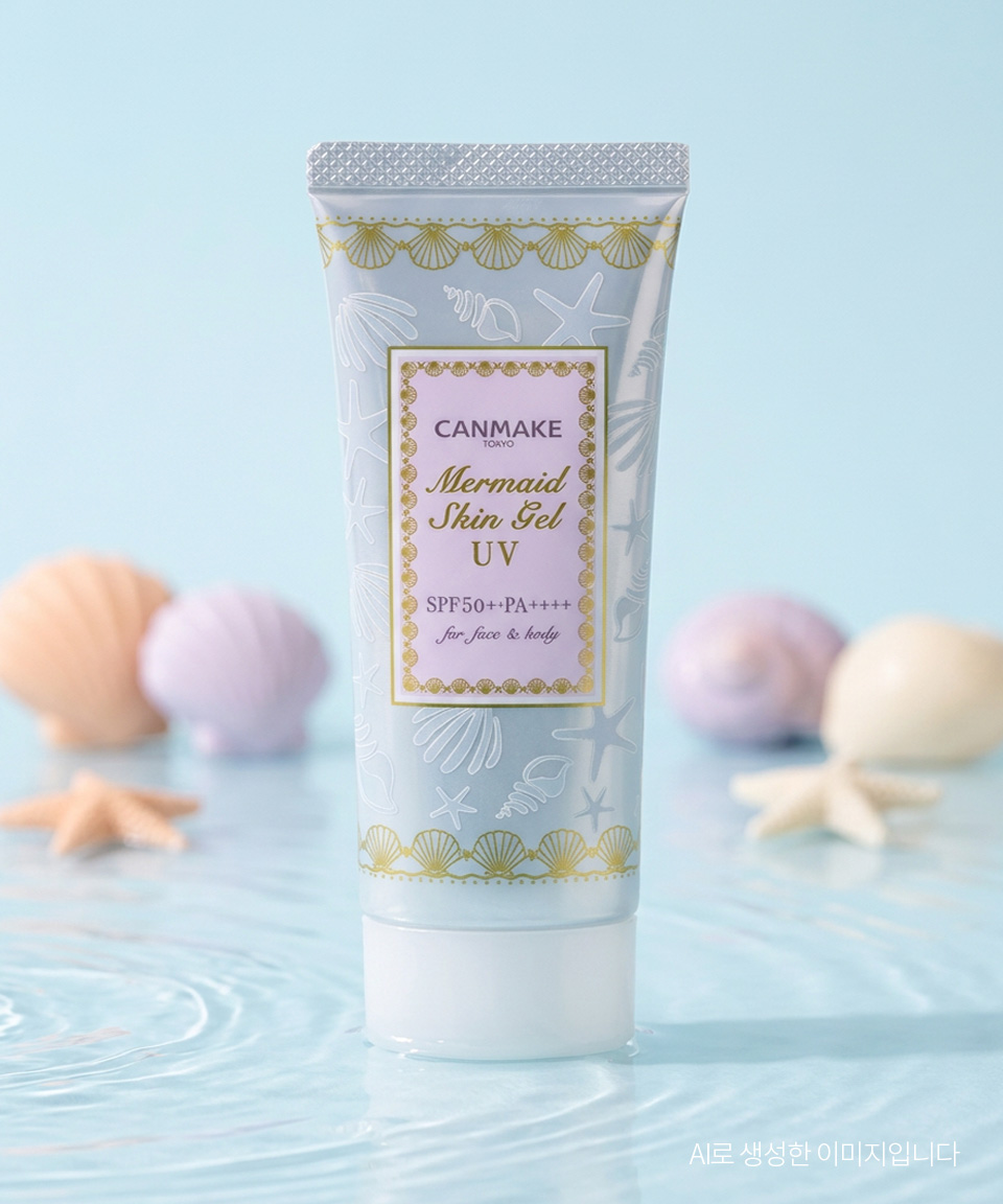 캔메이크 머메이드 스킨 젤 UV 01 투명, 40g