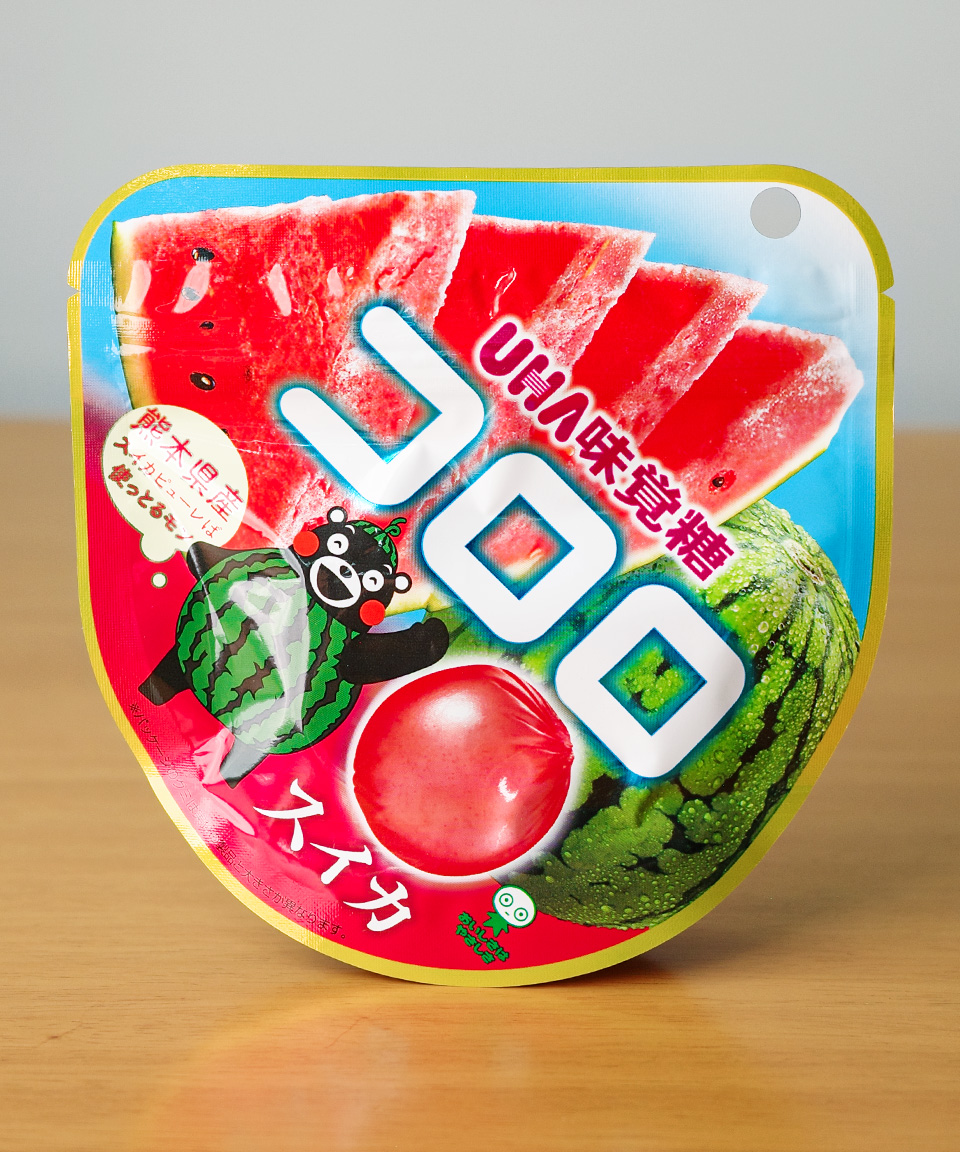 일본 젤리 UHA 미각당 코로로 수박, 40g, 1개