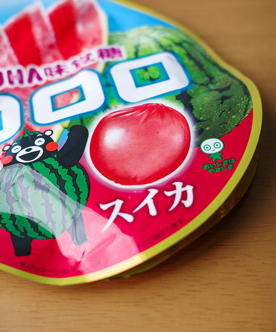 일본 젤리 UHA 미각당 코로로 수박, 40g, 1개