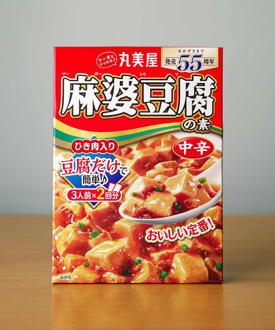 일본 마루미야 마파두부 소스 중간 매운맛, 162g, 1개