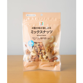 세븐일레븐 4종 믹스넛 소금맛 80g 일본 편의점 안주