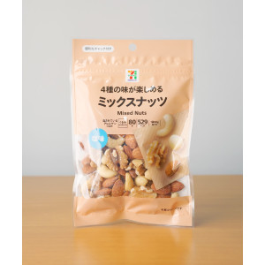 세븐일레븐 4종 믹스넛 소금맛 80g 일본 편의점 안주