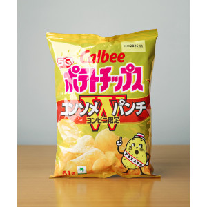 가루비 포테이토칩 더블 콘소메 펀치 61g 감자칩 일본 간식